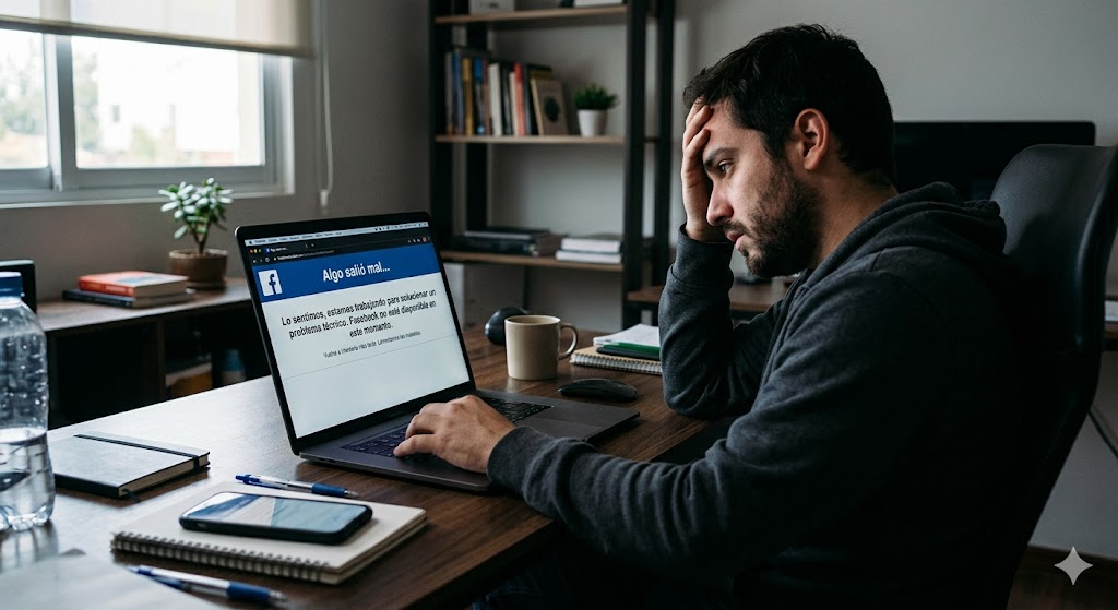 Caída de Facebook, Instagram y WhatsApp hoy: usuarios reportan fallas globales en servicios de Meta en 2026